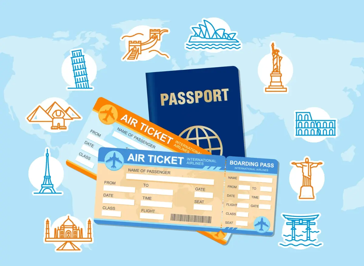 Business Class airplane ticket