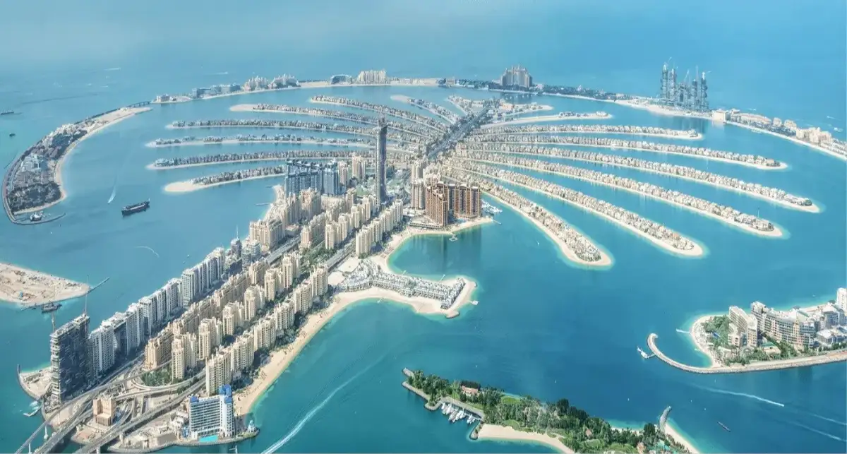 إحداثيات بالم جميرا