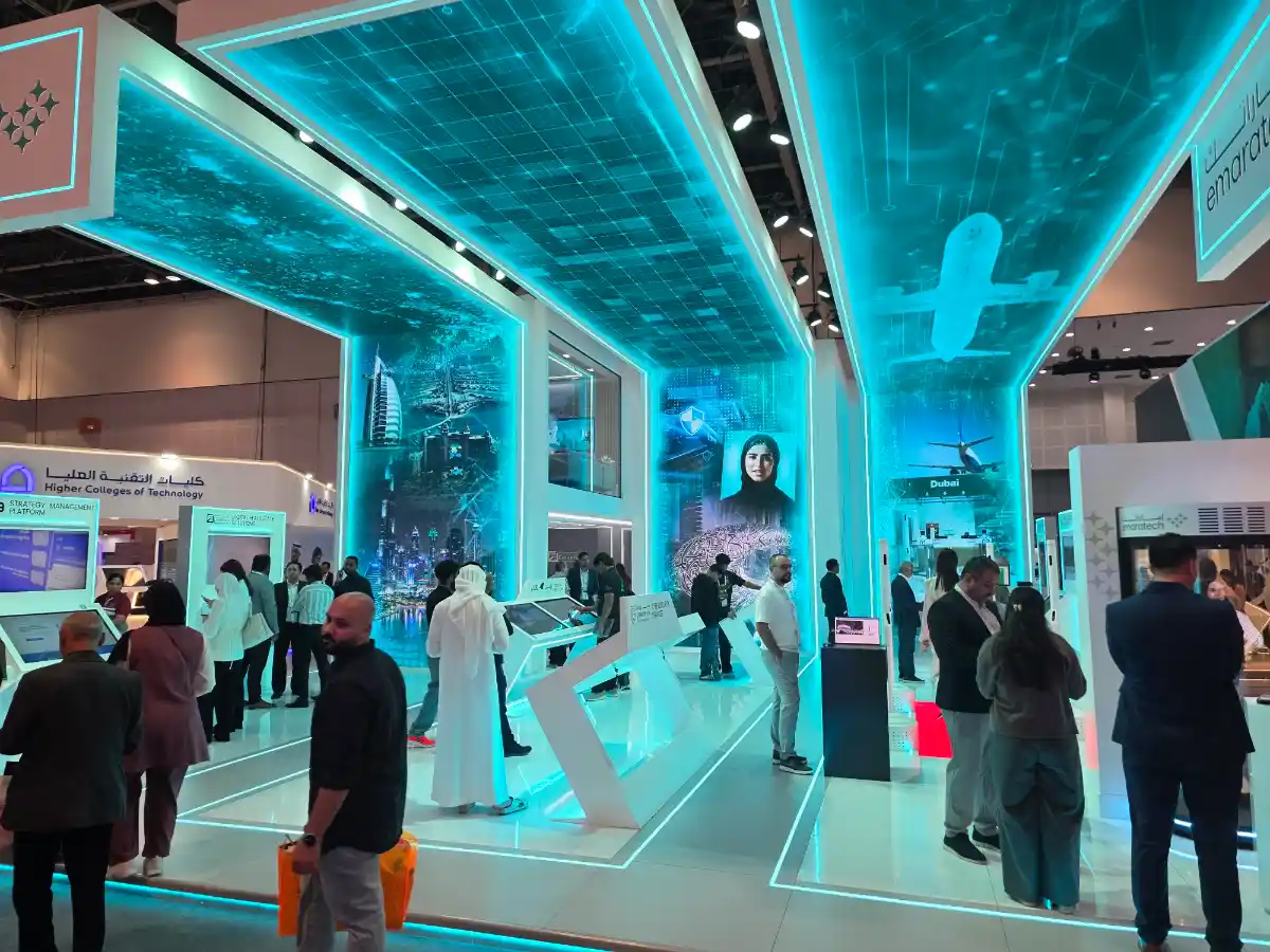 Interior space of the exhibition