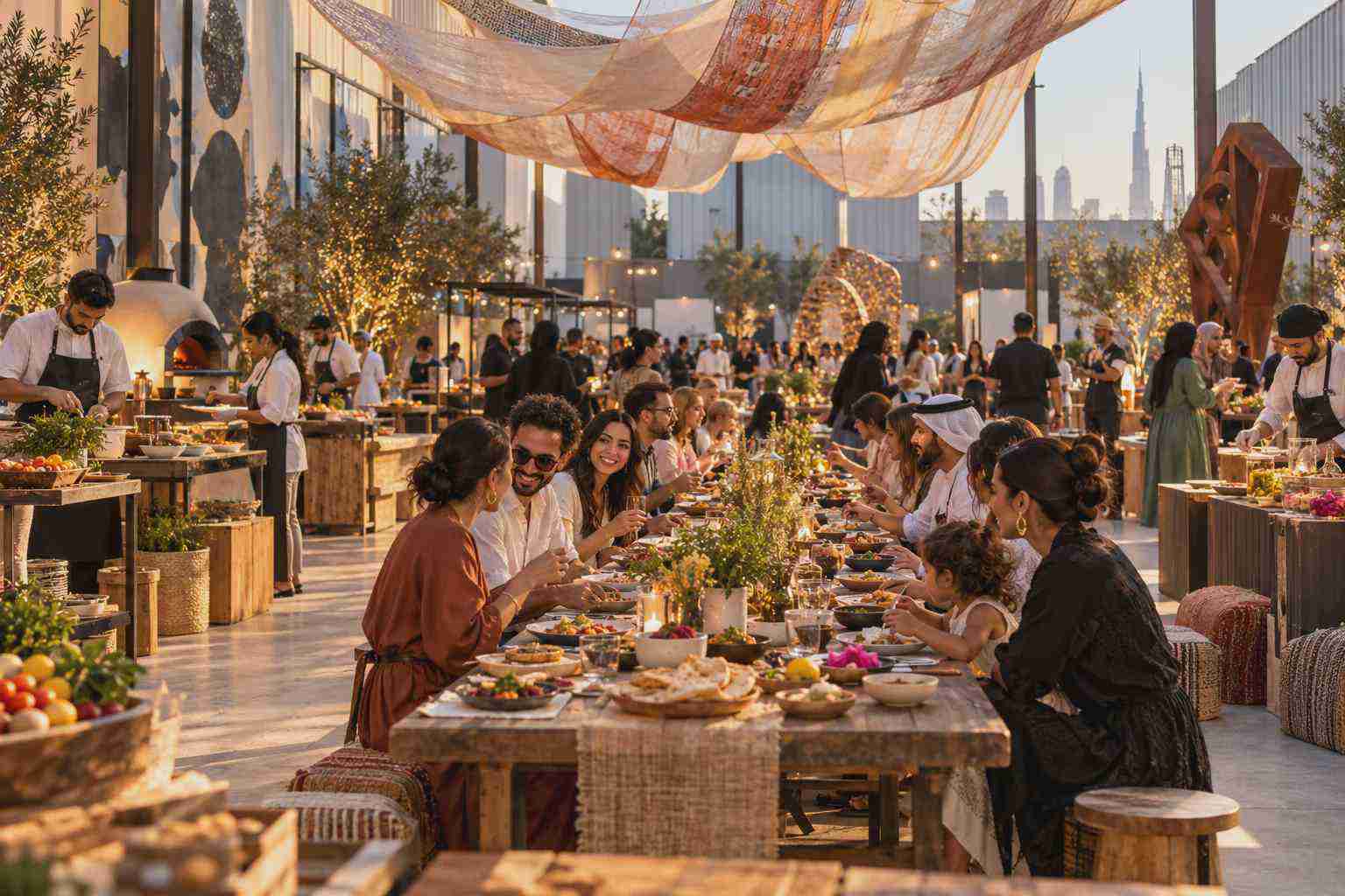 عودة مهرجان «What The Food» بثيمة الخبز والملح إلى الصرقال أفنيو في دبي